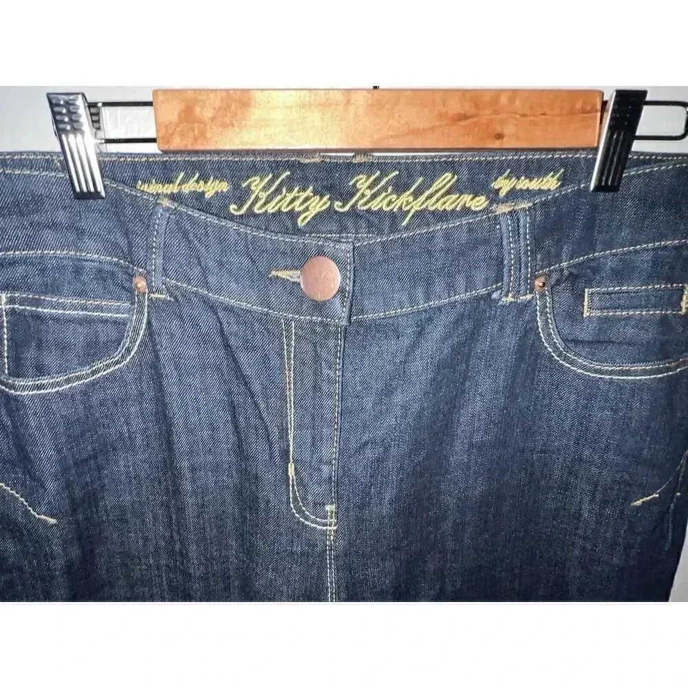 Original Design Kitty Kick Flare By South Jeans Size 16 - Picture 3 of 3